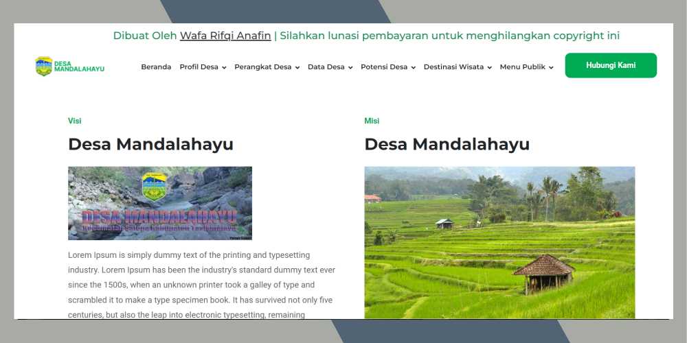 Website Organisasi